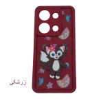 قاب گوشی عروسکی برجسته گربه ای شیائومی Note 13Pro 4G/Poco M6Pro 4G - تصویر 2