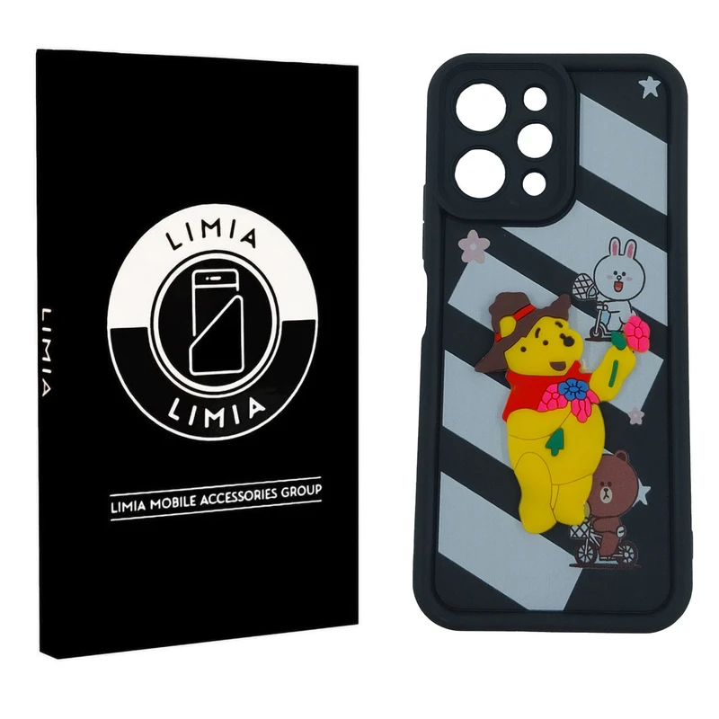 57e492964c44240e88f8be9fcdd12590b25926c4_1732800839 قاب گوشی عروسکی برجسته خرسی شیائومی Redmi 12 4G - تصویر 1