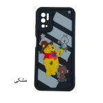 قاب گوشی عروسکی برجسته خرسی شیائومی Poco M3 Pro/Note 10 5G - تصویر 2