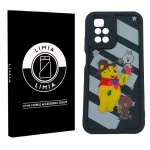 قاب گوشی عروسکی برجسته خرسی شیائومی Redmi 10 4G