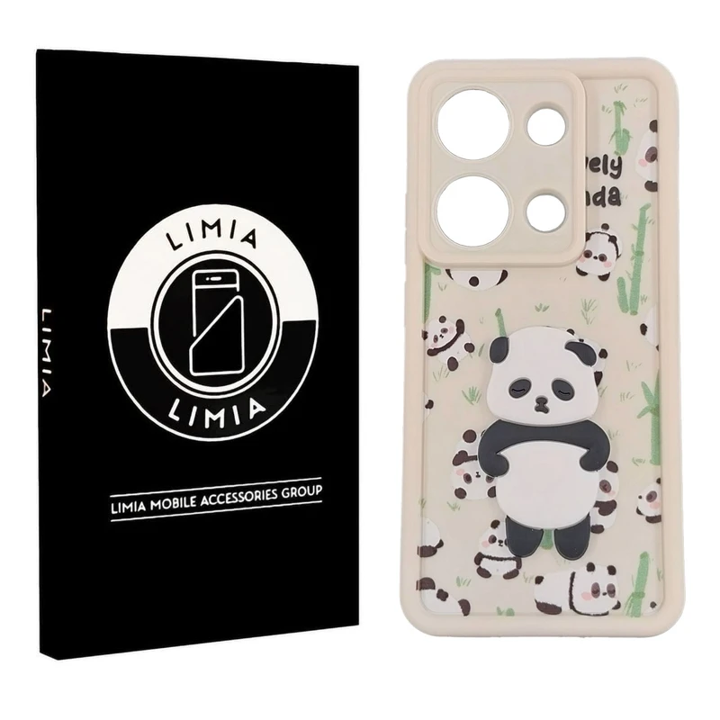 880dbf26a3d9bd92318c53818e1f512d45292932_1732272088 قاب گوشی عروسکی برجسته پاندا شیائومی Note 13 4G - تصویر 1