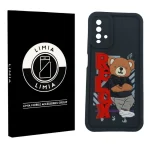 قاب گوشی عروسکی برجسته خرسی شیائومی Redmi 9T