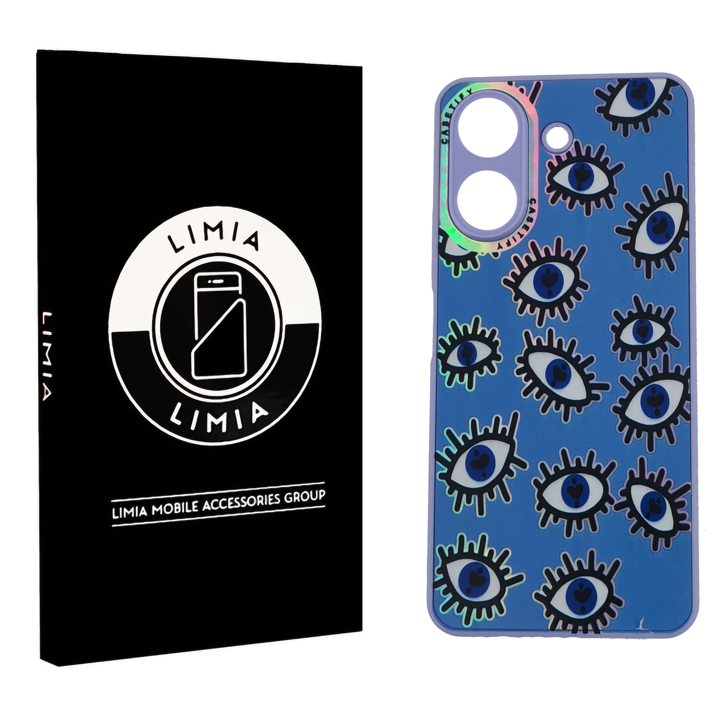 اصلی آبی 1 قاب گوشی عروسکی شبرنگی پی وی دی شیائومی Redmi 13C 4G - تصویر 1