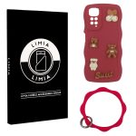 قاب گوشی عروسکی برجسته بند دار شیائومی Note 11PRO